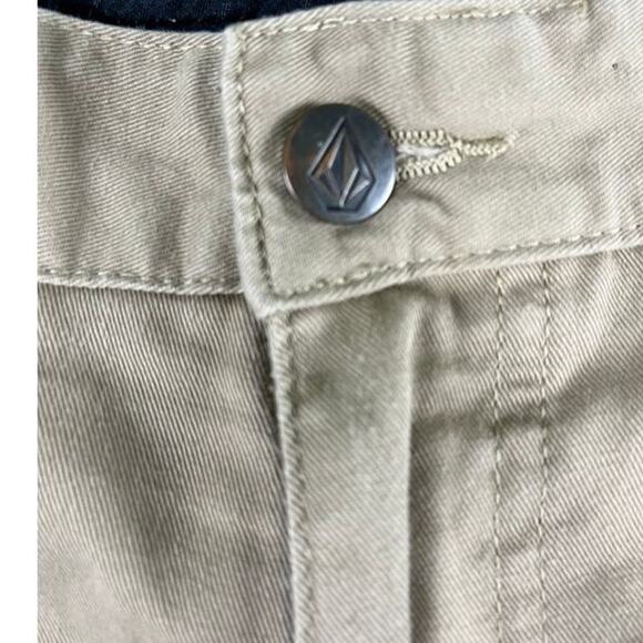 men's Brown Volcom chino shorts size 38 excellent condition - Picture 6 of 10